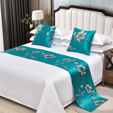 Imagem de HSTANGKY Corredores de cama de hotel para cama king size cobertas decoração moderna lenço de cama para pé da cama solteiro queen size acessórios de cama para casa