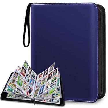 Imagem de HESPLUS 900 Pockets Pasta De Álbum De Cartas Colecionáveis, Pasta De Cartas De Beisebol Com Capas, Álbum Colecionável De Cartas De Beisebol, Cartas Colecionáveis, Cartas De Futebol, Mtg, Cartas De J
