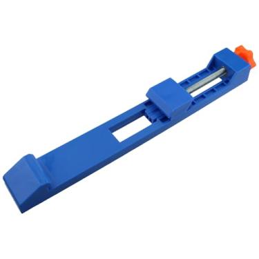 Imagem de TAODAN Trilho de base de cortador de madeira ajustável de 30,5 x 4 cm com parafusos, grampo de posicionamento de serra circular elétrica de plástico