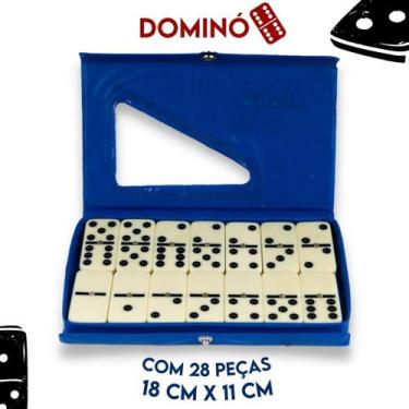 Imagem de Domino De Osso Branco Profissional - Pedras Grandes - Nybc