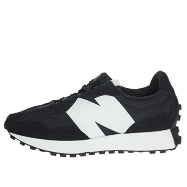 Imagem de New Balance Tênis masculino de camurça 327, Preto, 42 BR