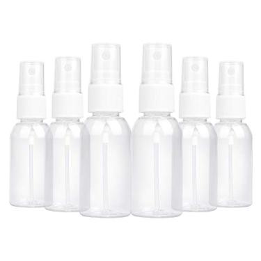 Imagem de TRENDBOX Pacote com 6 frascos de spray de névoa fina de plástico transparente vazio, 6 Pack - 1 Ounce / 30 ml