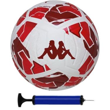 Imagem de Bola society kappa blasty + bomba de ar, Vermelho