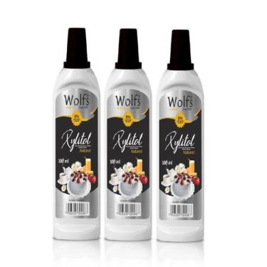 Imagem de Adoçante Xylitol Natural Liquido 100ml Wolfs, 3