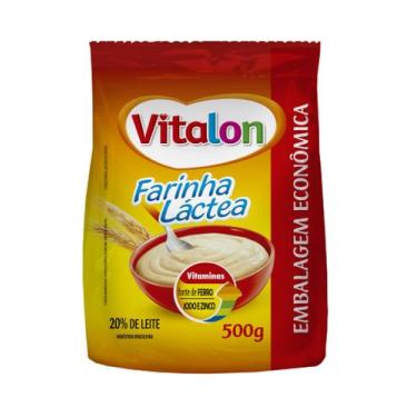 Imagem de Farinha Láctea Vitalon - 500g - Fonte de Ferro e Zinco
