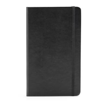 Imagem de Notebooks Poppin de capa dura, médio, conjunto de 25, preto