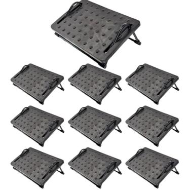 Imagem de 10x Apoio de Pés Ergonômico Para Uso Profissional com Regulagem Descanso