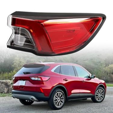 Imagem de Substituição da lâmpada traseira externa do lado direito do passageiro para Ford Escape 2020 2021 2022 2023 com montagem de lâmpadas 6 pinos LJ6Z13404