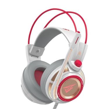 Imagem de FVDPWYE Fone de Ouvido para Jogos USB 3.0 Sobre a Orelha, Fone de Ouvido Estéreo com Cancelamento de Ruído para Laptop, Protetor Auricular Confortável, Microf