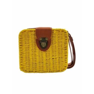 Imagem de Bolsa Quadrada Feminina Palha Sintética Moda Praia BL-086 - Sunoro, Am