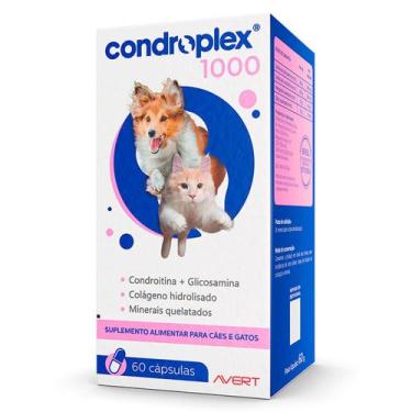 Imagem de Condroplex 1000 para Cães e Gatos 60 Cápsulas