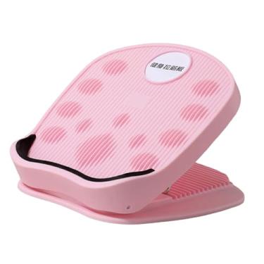 Imagem de predolo Prancha de alongamento de panturrilhas, prancha inclinada, maca de panturrilhas multifuncional portátil, ajustável para alongamento de panturrilhas, Rosa