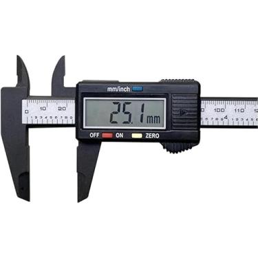 Imagem de Paquímetro Digital 150mm Aço Inoxidável com Estojo e Bateria – Alta Precisão 0,01mm – Display LCD – Ferramenta Profissional e Versátil