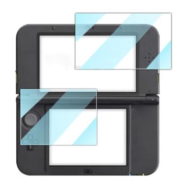 Imagem de Kepuch 2 Pacotes Protetor de Tela para Nintendo 3DS XL Console de Jogos - Vidro Temperado + Filme Composto Macio