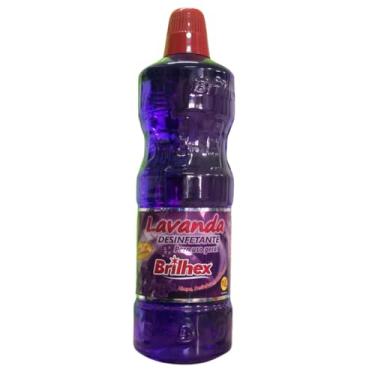 Imagem de Desinfetante Brilhex Lavanda Limpa, desinfeta e perfuma 1Litro