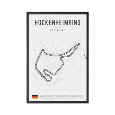 Imagem de Monaco Miami Fórmula 1 Pista Poster Arte De Parede Sem Moldura Para Sa