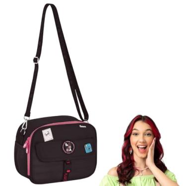 Imagem de Lancheira Luluca Bolsa Térmica Escolar Juvenil Meninas Clio - Preto