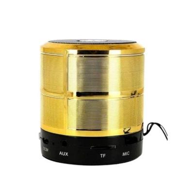 Imagem de Caixa de Som Bluetooth WS 887  Dourado - Altomex