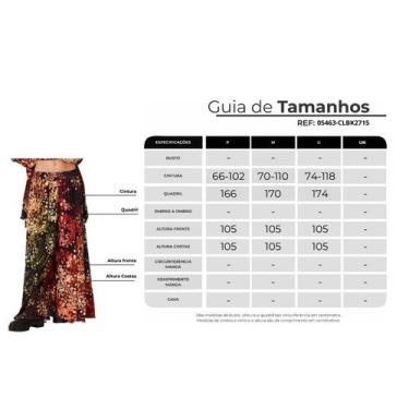 Imagem de Calça Saruel Pantalona Estampa Digital De Batik Yacamim I10, G, Batik