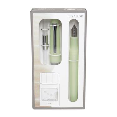 Imagem de Caneta-tinteiro Sailor Profit Junior +10 "Yurameku Amamoi" – Estilo caligrafia, cores de tinta variáveis 10-0420-702