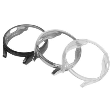 Imagem de HOLIDYOYO 6 peças de capa de relógio redonda com protetor de tela, compatível com relógio resistente a arranhões, leve, fácil acesso aos controles para uso diário