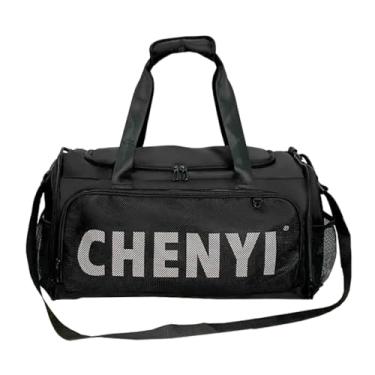 Imagem de Bolsa Mala Mochila Academia Fitness Esportiva Bag Viagem Ginástica Bolsa Treino Cross Impermeável Porta Tênis Roupas Grande Qualidade Premium Chenyi (PRETO)