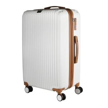 Imagem de Mala Média 23KG Expansível ABS Ultra Leve Giratória Style (Branca)
