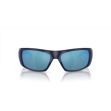Imagem de ARNETTE Óculos de sol retangular masculino an 4182, Hot Shot Azul Escuro Cinza Escuro M, 62 mm