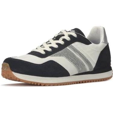 Imagem de Keds Tênis feminino Rena com cadarço, Preto/Branco/Borgonha/Dalmata, 38