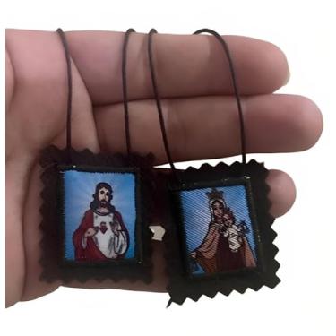 Imagem de Escapulário infantil de tecido Nossa Senhora do Carmo