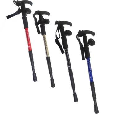 Imagem de Bastão Bengala Para Caminhada E Trilha Ajustável Em Alumínio - Art Hou