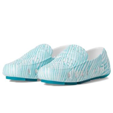 Imagem de Floafers Mocassim unissex infantil Prodigy Crayola Driver (bebê/criança pequena) estilo de condução, Rabisco turquesa, 13 Little Kid