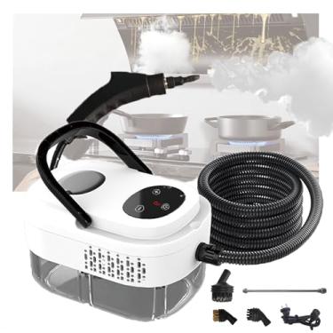 Imagem de Limpadores a vapor, vaporizador de limpeza com capacidade de 1000 ml e 11 acessórios, função inteligente anti-queimadura a seco para carpetes, vasos sanitários, pisos, fornos