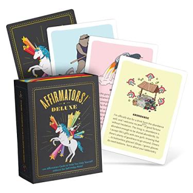 Imagem de Afirmatores! Baralho Deluxe: Baralho de 100 cartas de afirmação - Cartas de afirmação para ajudar você a se ajudar sem a autoajuda: 100 Affirmation ... You Help Yourself without The Self-Helpy-Ness