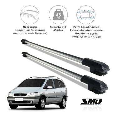 Imagem de Rack Travessa Teto Prata Aluminio Gm Zafira 1998 A 2012