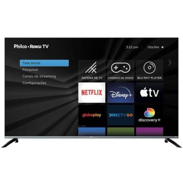 Imagem de Smart 58&quot; Philco LED 4K Roku Dolby Áudio PTV58G70R2CSGBL Bivolt