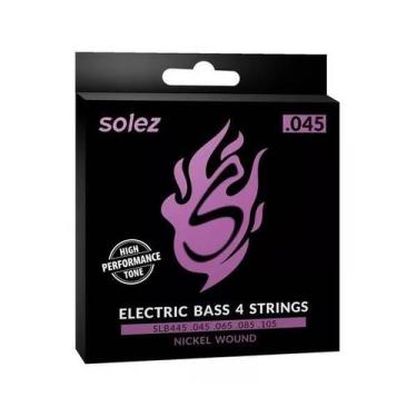 Imagem de Encordoamento solez contrabaixo 4 cordas slb445 0.045 nps8
