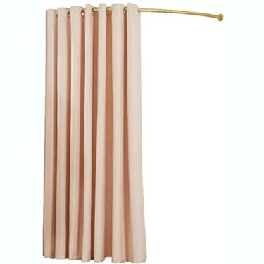 Imagem de Trilho portátil e gancho loja de roupas, provador, divisória de privacidade em forma de C, loja de roupas para shopping center, loja de roupas de escritório