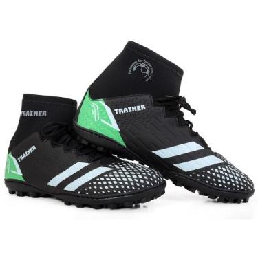 Imagem de Chuteira cano longo society lançamento - IMPULSO, Preto, 39