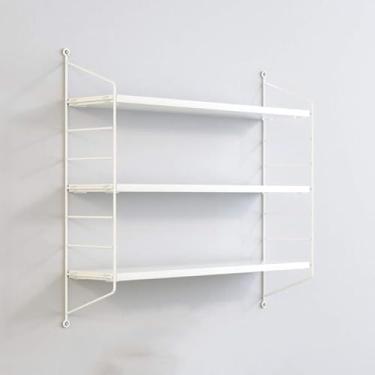 Imagem de Prateleira Flutuante Prateleira De Parede De Ferro Estilo Nórdico Estante De Parede De 3 Camadas Sala De Estar Tv Parede Decoração De Quarto, B, 80X20X75CM
