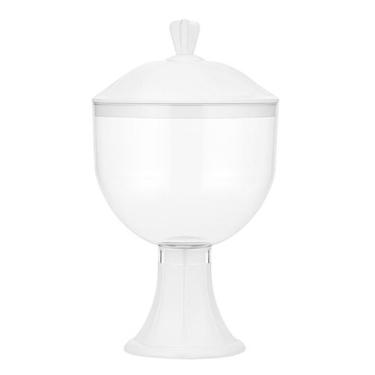 Imagem de Taça Baleiro Acrílico 1,5L Festa Doces Sobremesa Decoração - CRGFESTAS