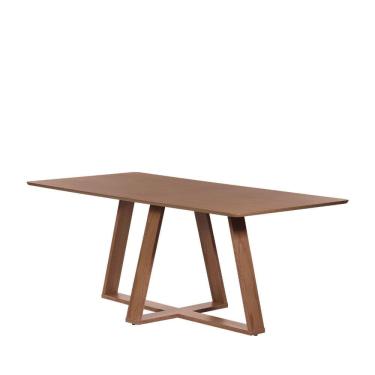Imagem de Mesa de Jantar Retangular para 6 Lugares Avena 184 cm - Canella