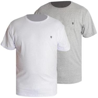Imagem de Kit 2 Camiseta Plus Size Over G1,G2,G3,G4 100% Algodão Premium - Make 