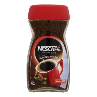 Imagem de Cafe Soluvel Granulado Forte Nescafe Tradicao Vidro 160g - Nescafé