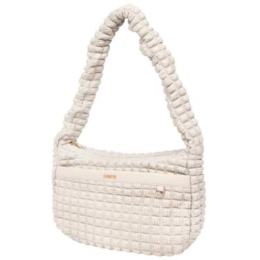 Imagem de Jason Wu Bolsa de ombro bolha, bolsa moderna com design de bolhas, silhueta estruturada, marfim