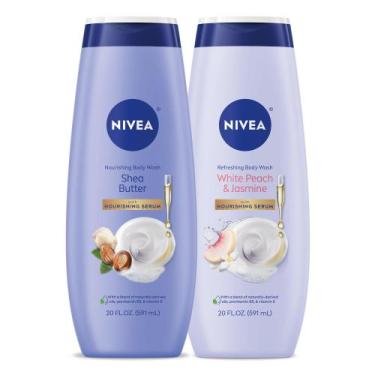 Imagem de Sabonete líquido NIVEA Nutritivo Manteiga de Karité 600mL + Pêssego Br
