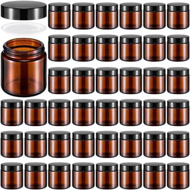 Imagem de Frascos de vidro Norme 120 ml/4 onças com tampas à prova de vazamentos