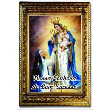 Imagem de Santinho  Nossa Senhora do Bom Sucesso 500 Un oração verso