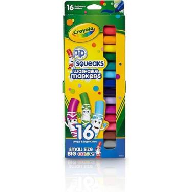 Imagem de Marcadores laváveis Crayola Pip-Squeaks, pacote com 16 x 3