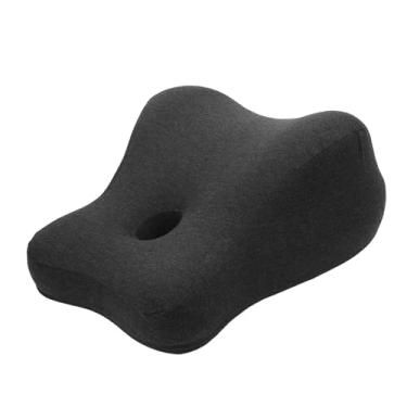 Imagem de Pssopp Almofada de Espuma de Memória, Estética Moderna 3D de Forma Curva Lavável Travesseiro Ergonômico para Jogos de Leitura de Cadeiras de Escritório